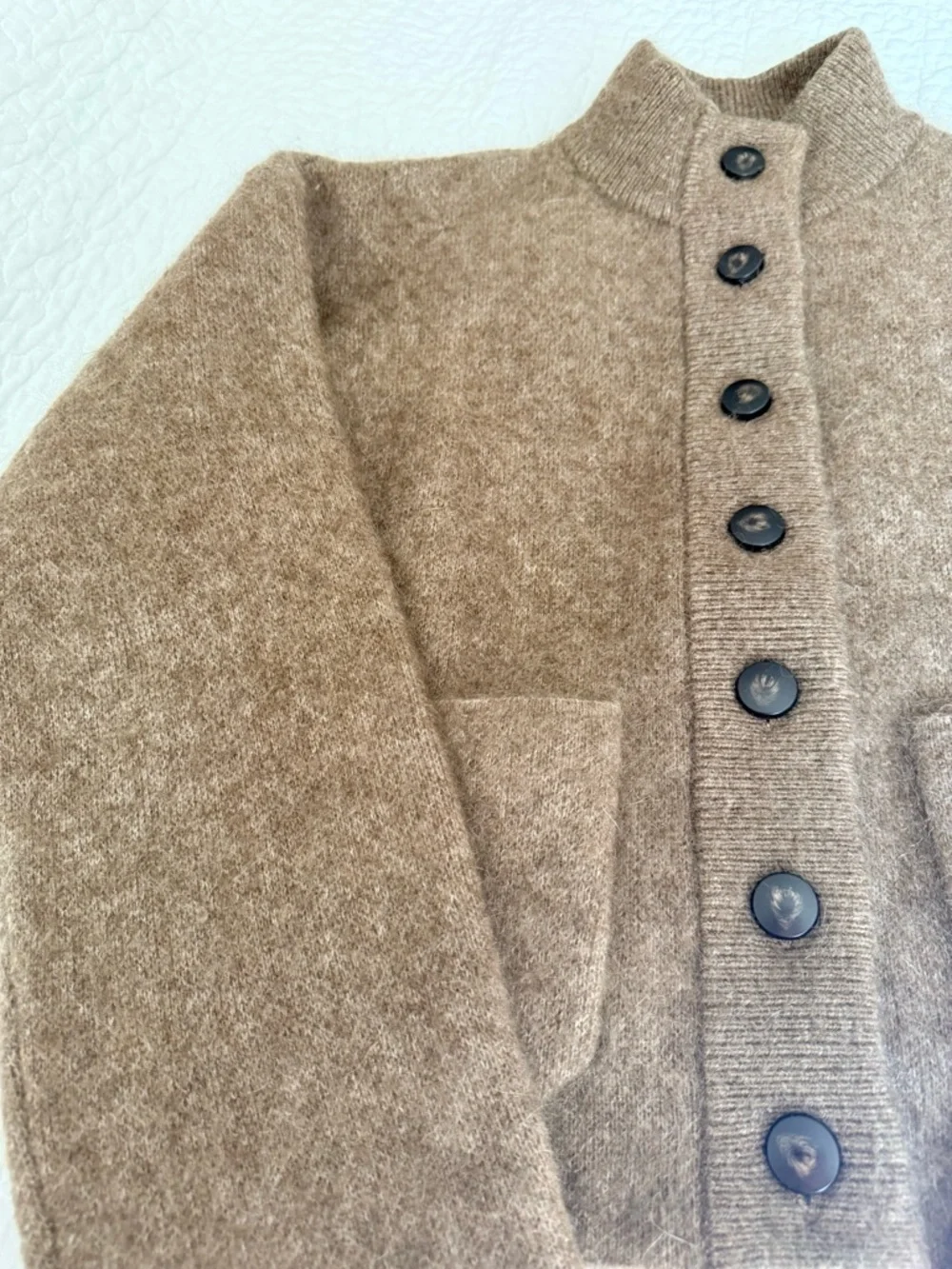 EUC - Sezane Thais jacket in Taupe - size M - Picture 7 of 16